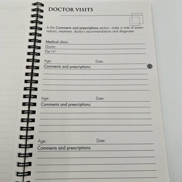 𝕎𝔼𝕃𝕃ℕ𝔼𝕊𝕊 My Child’s Health Notebook - Picture 7 of 8